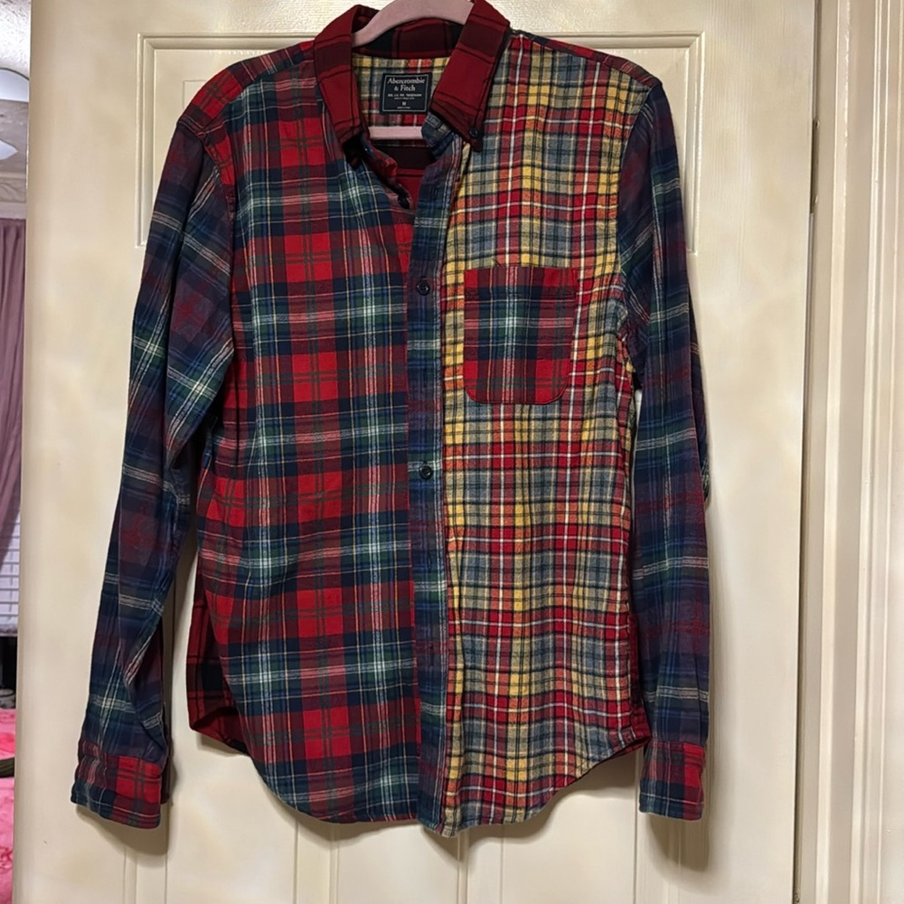 ABERCROMBIE & FITCH Plaid Flannel Shirt